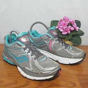 Saucony Harricane 15 Size 9 Running Gray/Teal